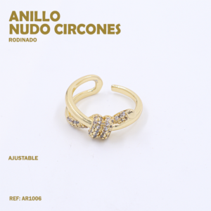 ANILLO NUDO CIRCONES
