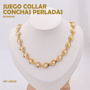 COLLAR CONCHAS PERLADAS