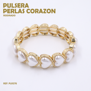 BRAZALETE PERLAS CORAZON