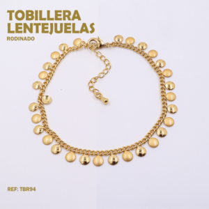 TOBILLERA LENTEJUELAS