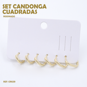 CANDONGA SET CUADRADAS