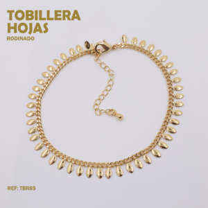 TOBILLERA HOJAS