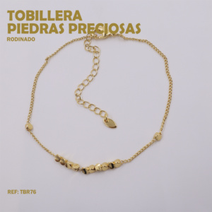 TOBILLERA PIEDRAS PRECIOSAS