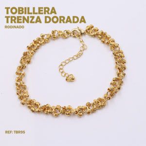 TOBILLERA TRENZA DORADA