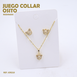 JUEGO COLLAR OSITO