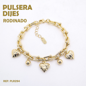 PULSERA DIJES CORAZON BOLA
