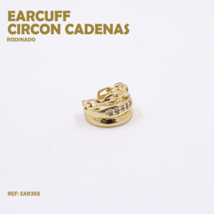 EARCUFF CIRCON CADENAS