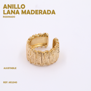 ANILLO LANA MADERADA