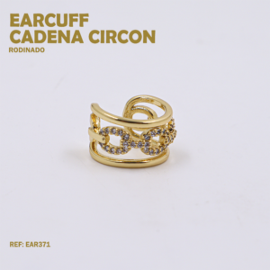 EARCUFF CADENA CIRCON